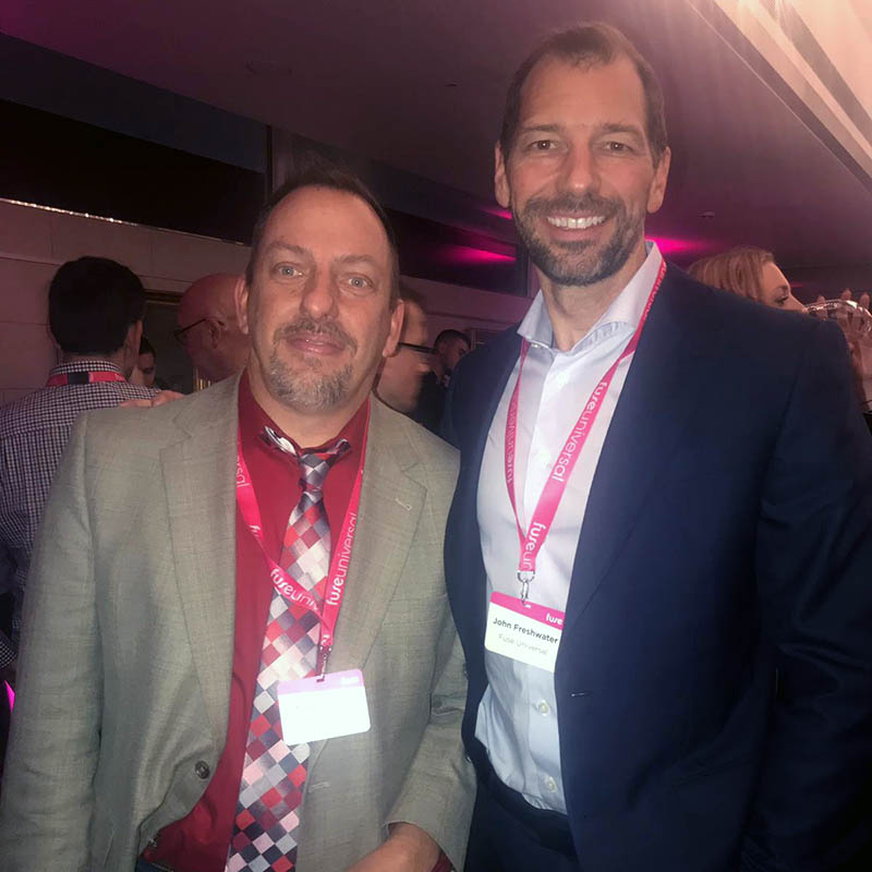Terry Conley (left), Hilti with Fuse Chief Sales Officer, John Freshwater